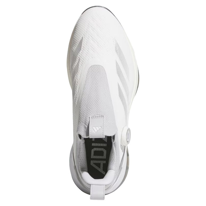 Adidas Adizero ZG BOA Spikeless Golf Shoes Cloud White/Silver Metallic/Light Solid Grey - FW25 Men