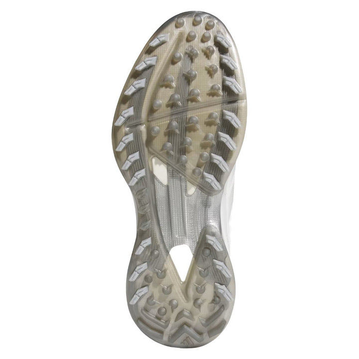 Adidas Adizero ZG BOA Spikeless Golf Shoes Cloud White/Silver Metallic/Light Solid Grey - FW25 Men