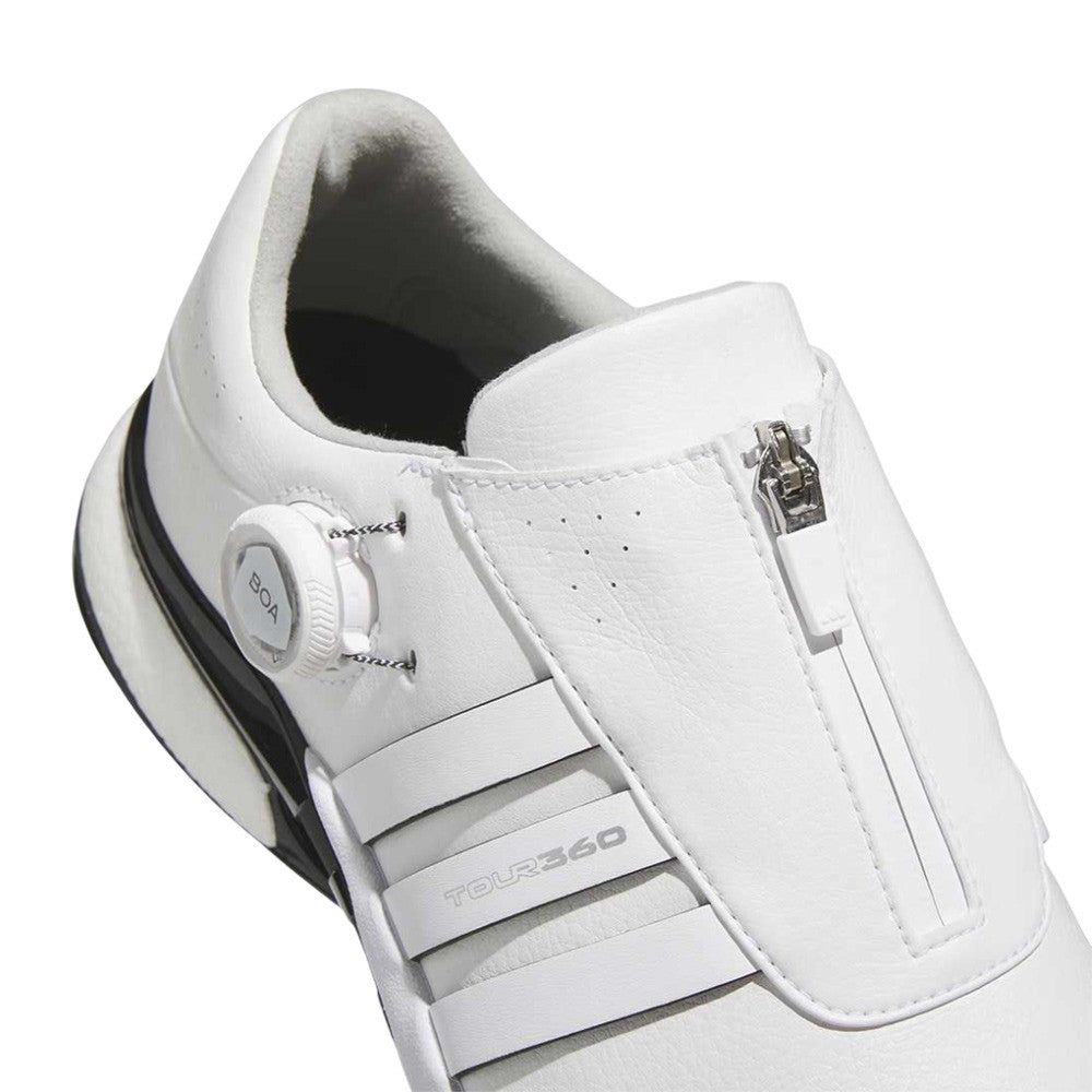 adidas Men's Tour360 24 BOA Boost Golf Shoes, White Black / Medium / 10.5
