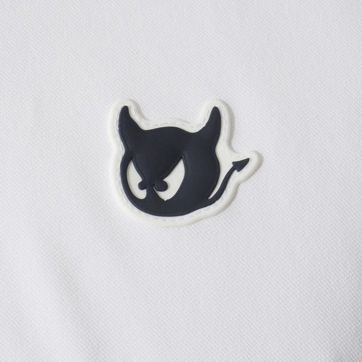 WAAC Rib Collar WAACKY Golf Polo White - FW25 Men