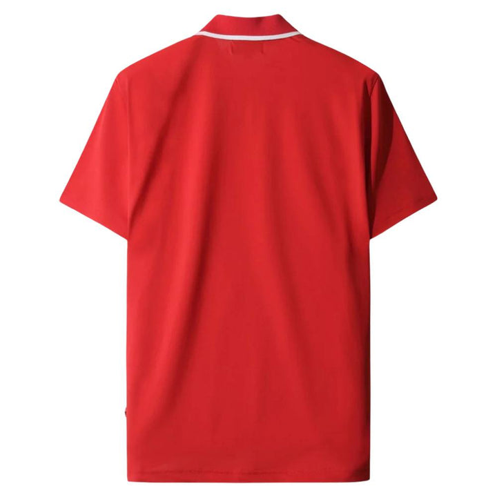 WAAC Rib Collar WAACKY Golf Polo Red - FW25 Men