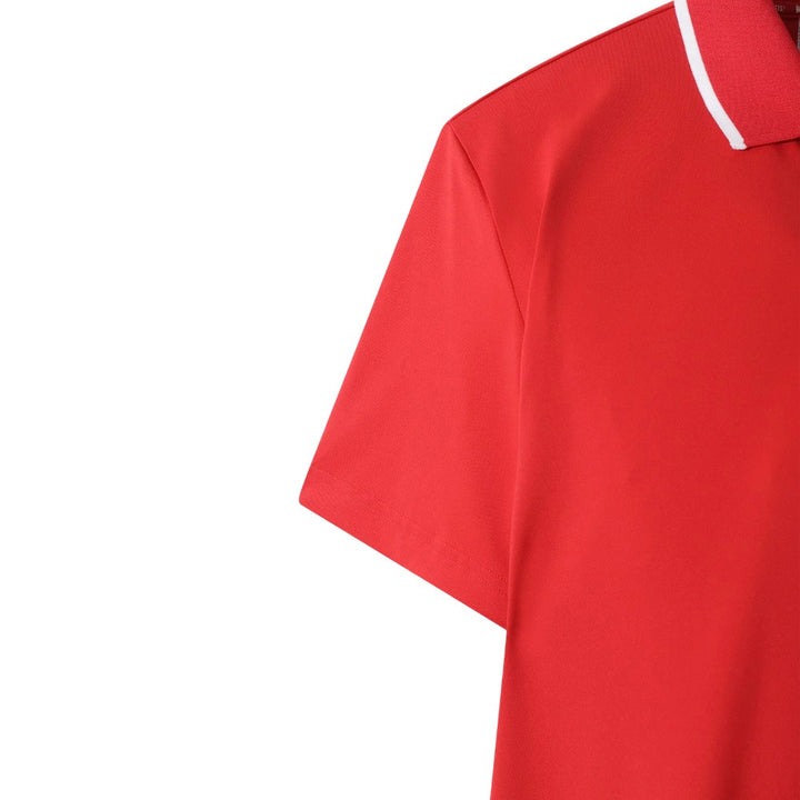 WAAC Rib Collar WAACKY Golf Polo Red - FW25 Men