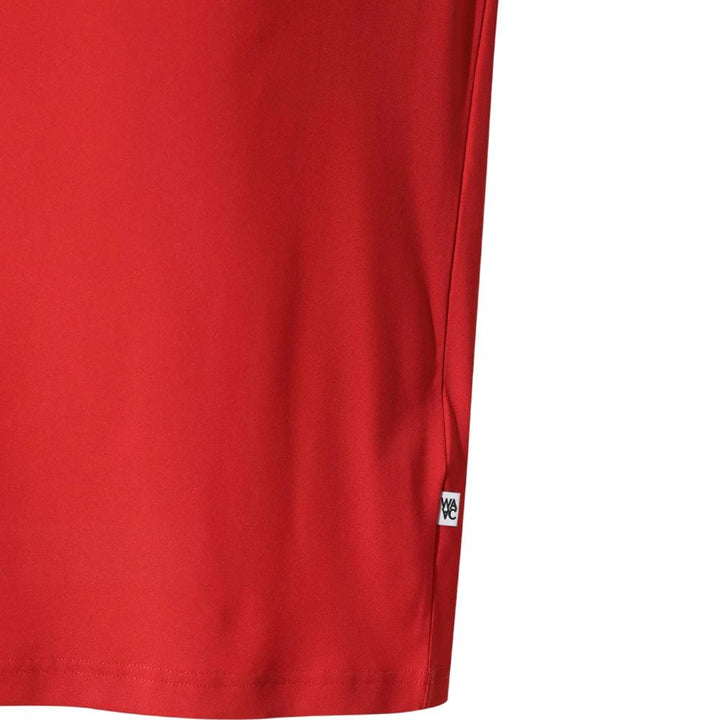 WAAC Rib Collar WAACKY Golf Polo Red - FW25 Men