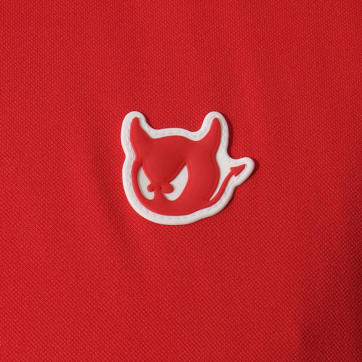 WAAC Rib Collar WAACKY Golf Polo Red - FW25 Men