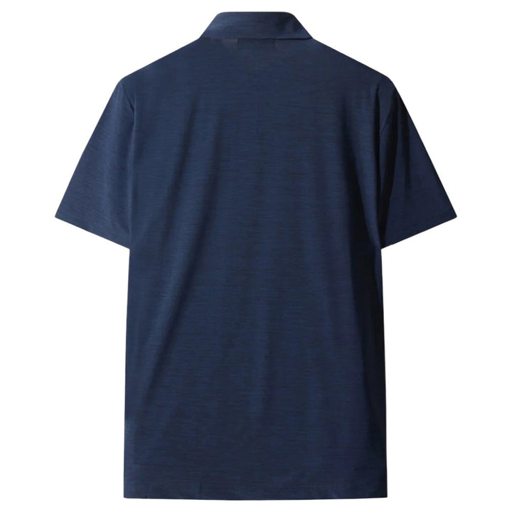 WAAC Essential Melange Golf Polo Dark Navy - FW25 Men