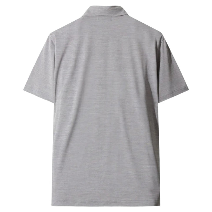 WAAC Essential Melange Golf Polo Melange Grey - FW25 Men
