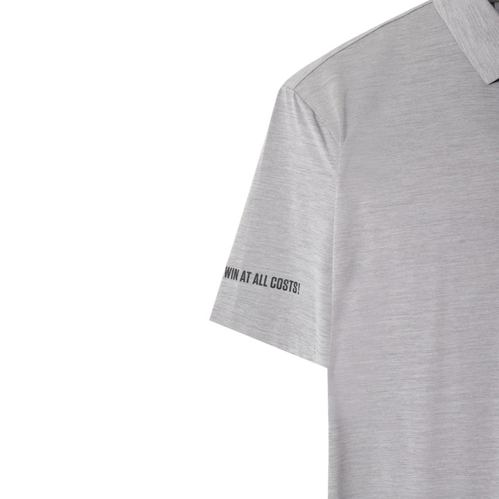 WAAC Essential Melange Golf Polo Melange Grey - FW25 Men