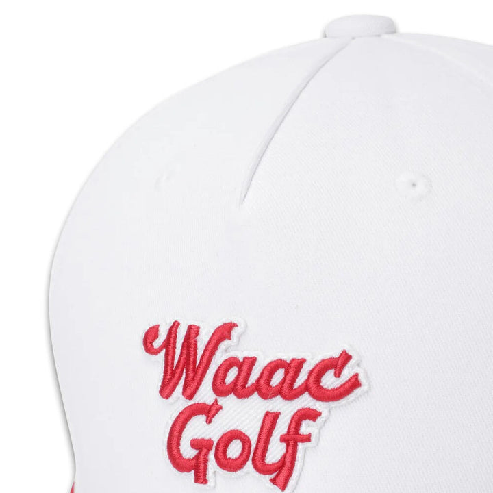 WAAC Cord Golf Cap White - FW25 Men