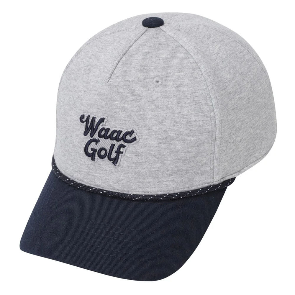 WAAC Cord Golf Cap Melange Grey - FW25 Men – Golfio