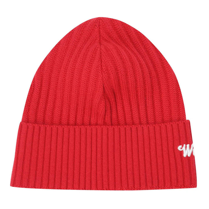 WAAC Knit Golf Beanie Red - FW25 Men