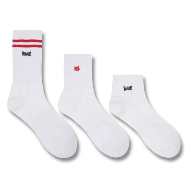 WAAC Low to High 3 Pack Golf Socks - FW25 Men