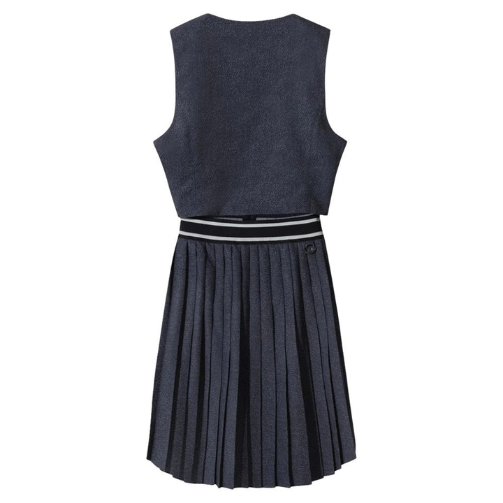 WAAC Pleat Golf Dress Dark Navy - FW25 Women