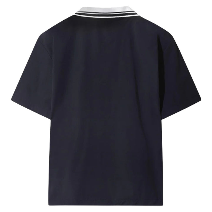 WAAC Rib Collar Shortsleeve Stretch Golf Polo Dark Navy - FW25 Women