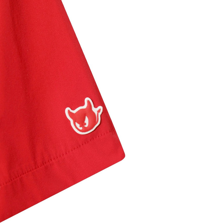 WAAC Rib Collar Shortsleeve Stretch Golf Polo Red - FW25 Women