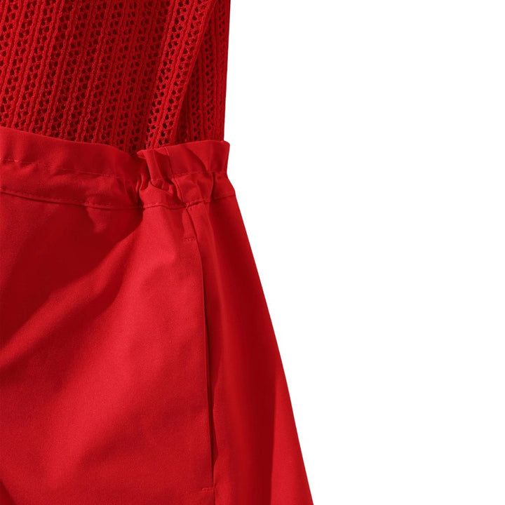WAAC Mesh Knit Golf Dress Red - FW25 Women