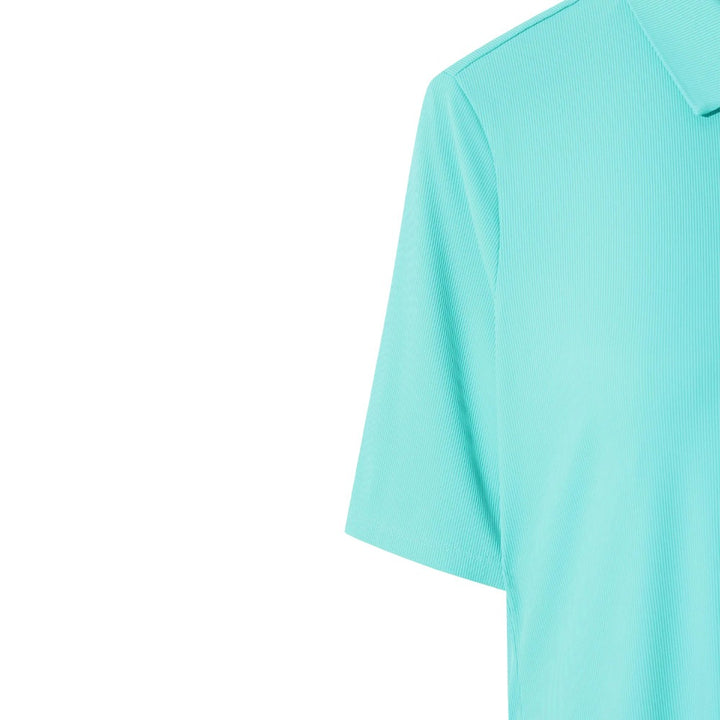 WAAC Essential Rib Jersey Golf Polo Blue Green - FW25 Women