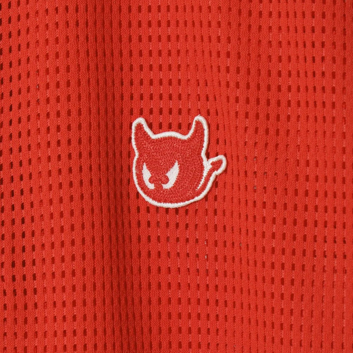 WAAC Mesh Jersey Shortsleeve Golf Polo Red - FW25 Women