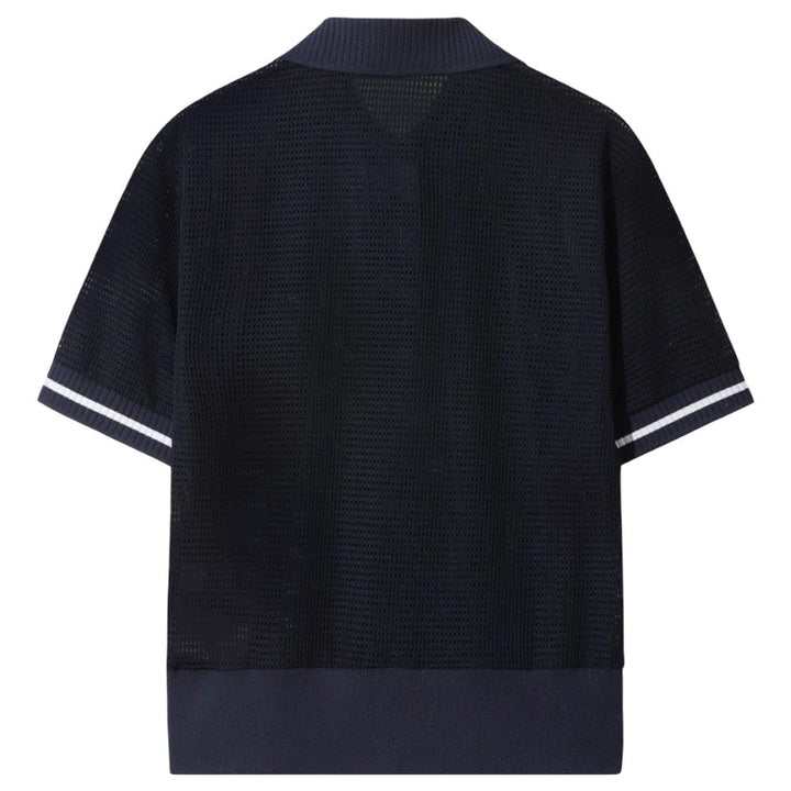 WAAC Mesh Jersey Shortsleeve Golf Polo Dark Navy - FW25 Women