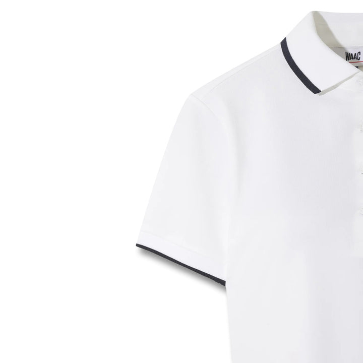 WAAC Rib Collar WAACKY Golf Polo White - FW25 Women