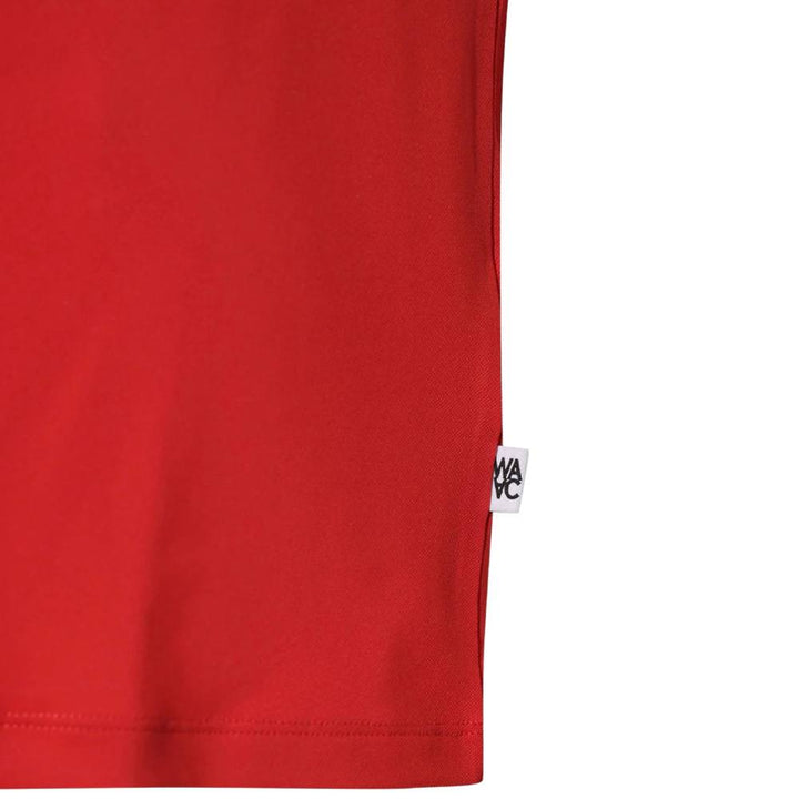 WAAC Rib Collar WAACKY Golf Polo Red - FW25 Women