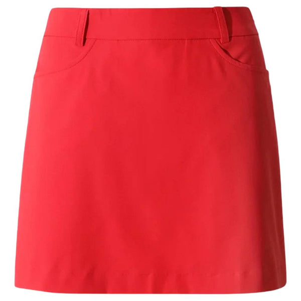 WAAC Back Pleat Essential Golf Skort Red - FW25 Women
