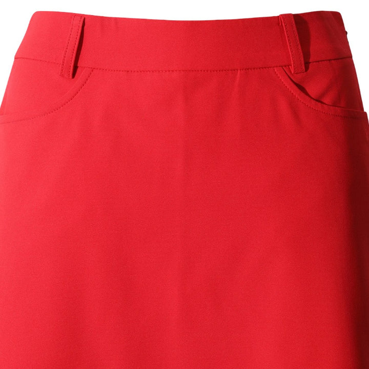WAAC Back Pleat Essential Golf Skort Red - FW25 Women
