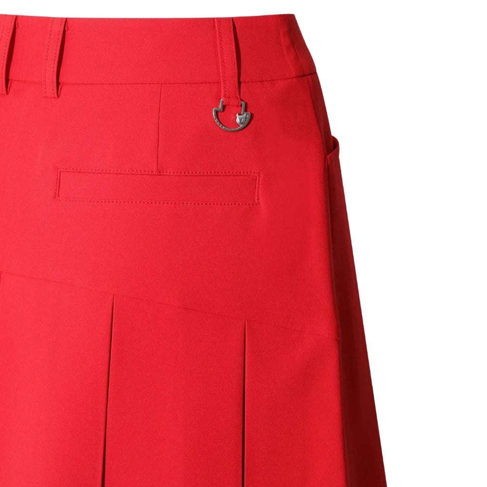 WAAC Back Pleat Essential Golf Skort Red - FW25 Women – Golfio