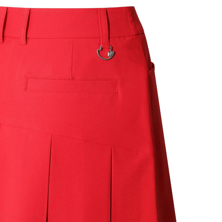 WAAC Back Pleat Essential Golf Skort Red - FW25 Women