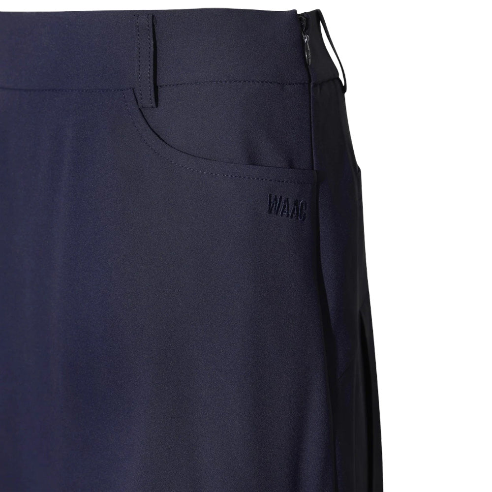 WAAC Back Pleat Essential Golf Skort Dark Navy - FW25 Women – Golfio