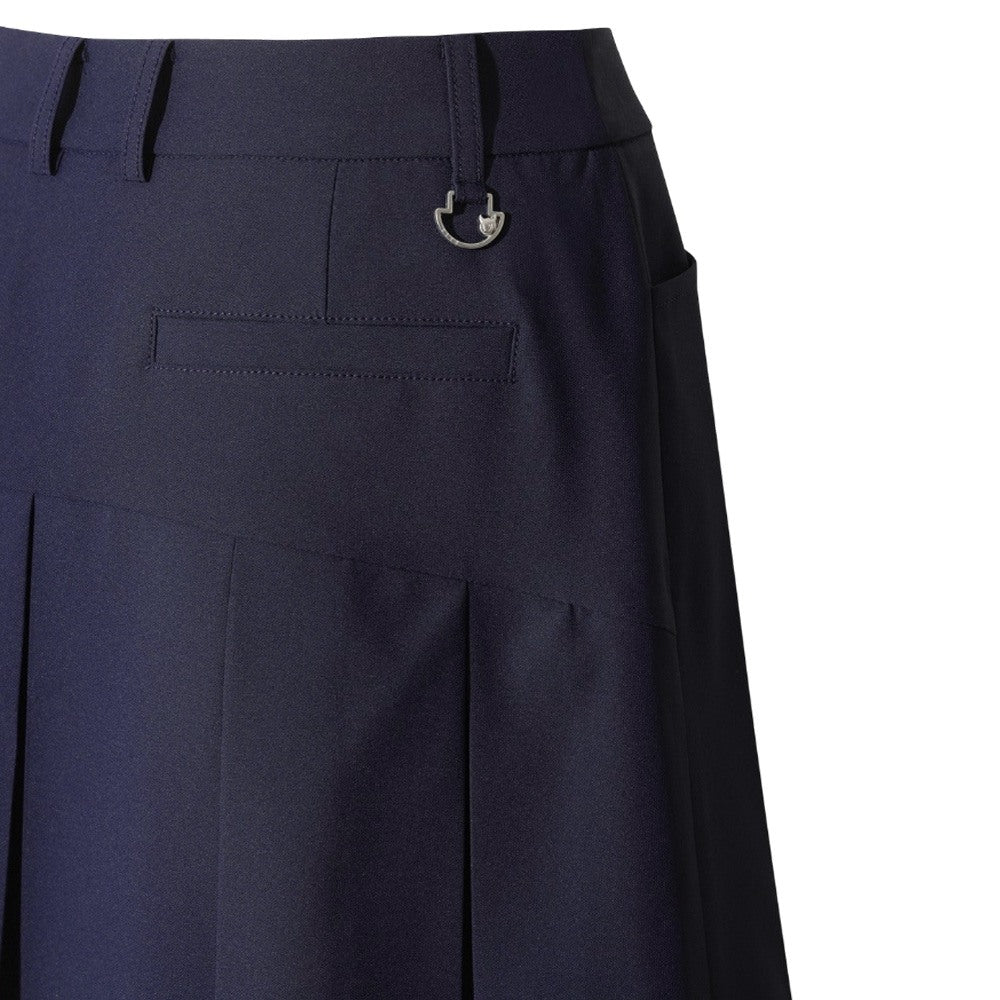 WAAC Back Pleat Essential Golf Skort Dark Navy - FW25 Women – Golfio