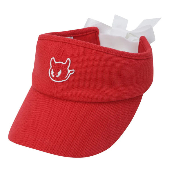 WAAC High Top Golf Visor Red - FW25 Women