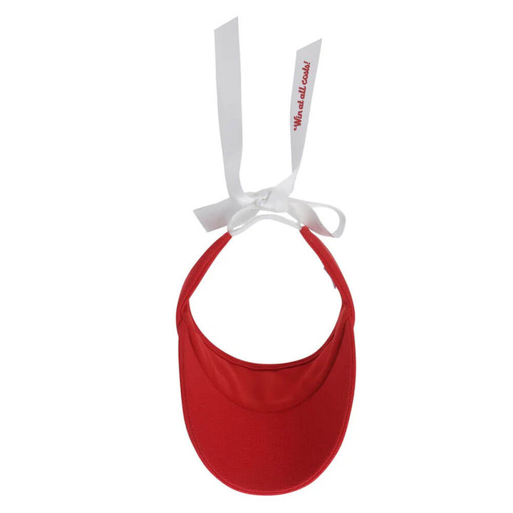 WAAC High Top Golf Visor Red - FW25 Women