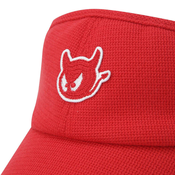 WAAC High Top Golf Visor Red - FW25 Women