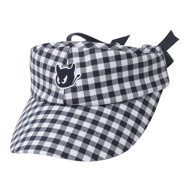 WAAC High Top Check Golf Visor Dark Navy - FW25 Women