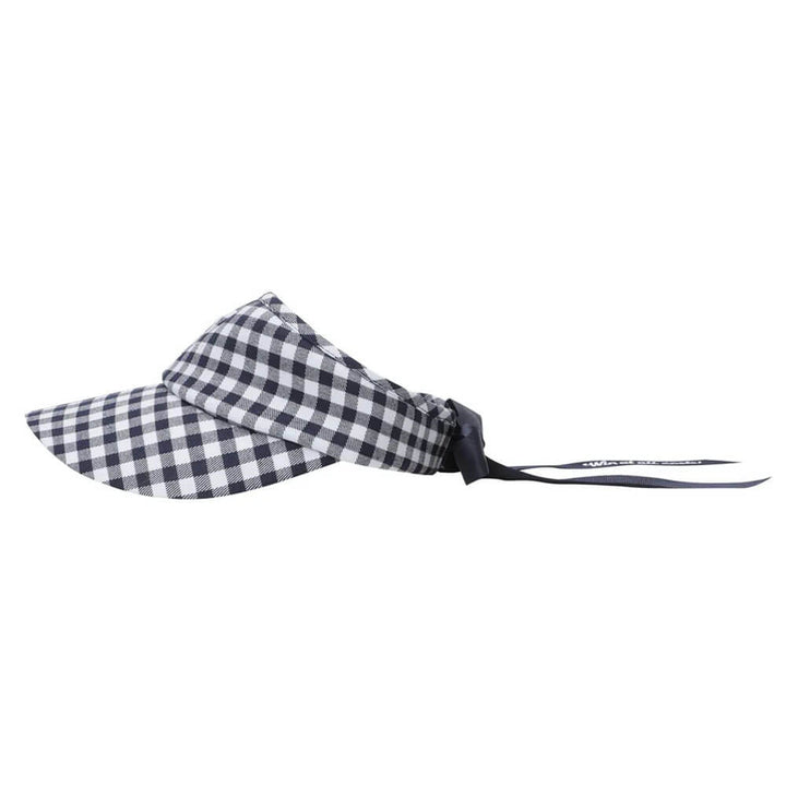 WAAC High Top Check Golf Visor Dark Navy - FW25 Women