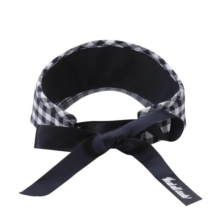 WAAC High Top Check Golf Visor Dark Navy - FW25 Women