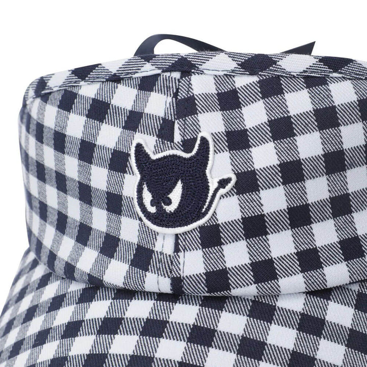 WAAC High Top Check Golf Visor Dark Navy - FW25 Women