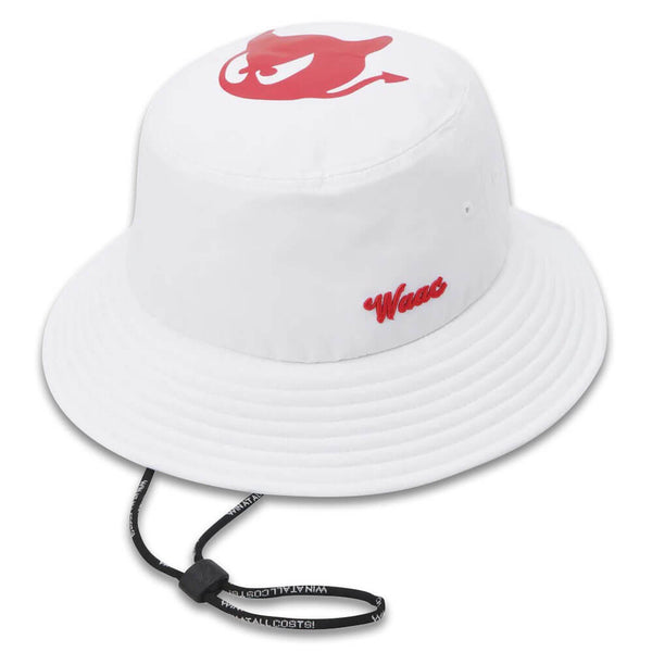 WAAC WAACKY Open Back Golf Bucket Hat White - FW25 Women