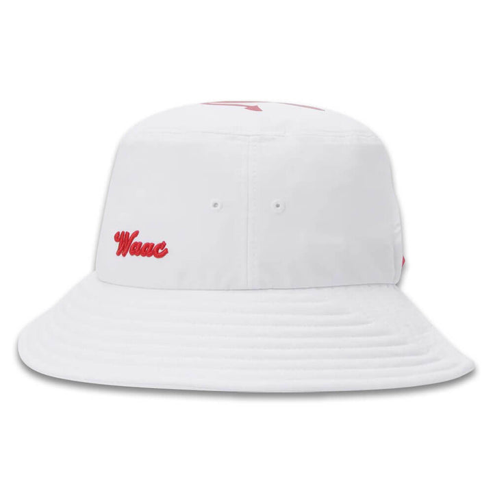WAAC WAACKY Open Back Golf Bucket Hat White - FW25 Women