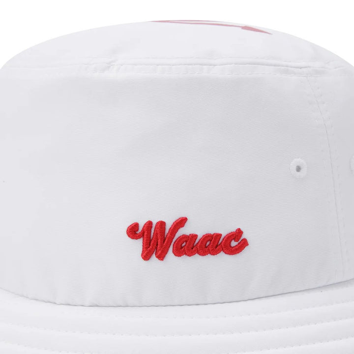 WAAC WAACKY Open Back Golf Bucket Hat White - FW25 Women