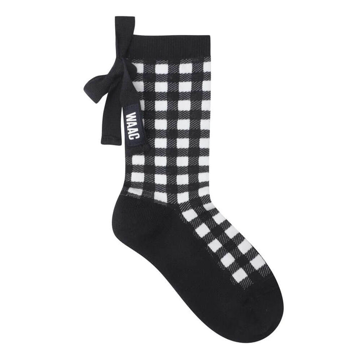 WAAC Check Ribbon Golf Socks - FW25 Women