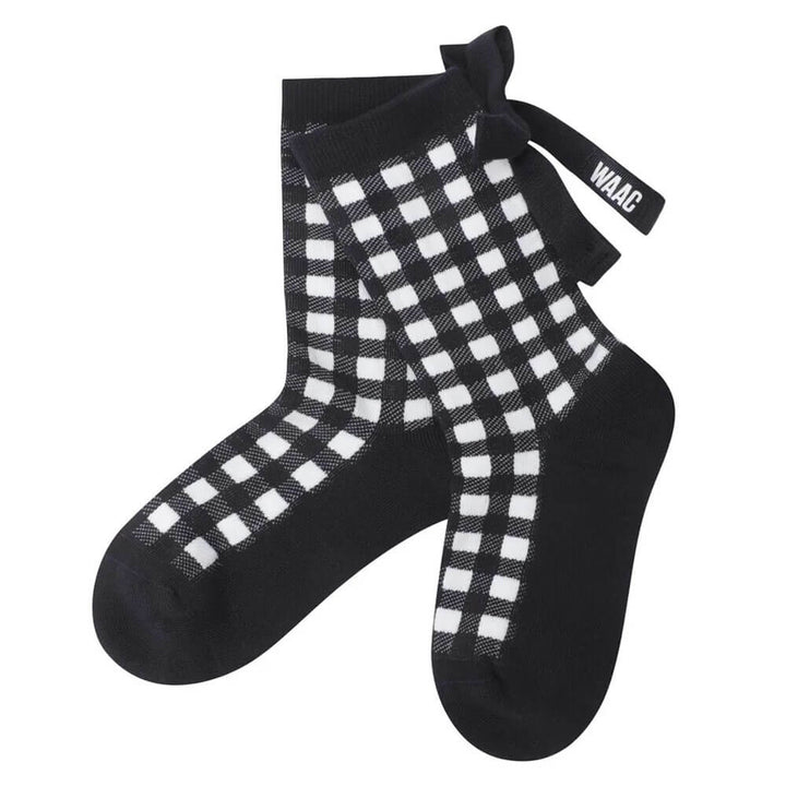 WAAC Check Ribbon Golf Socks - FW25 Women