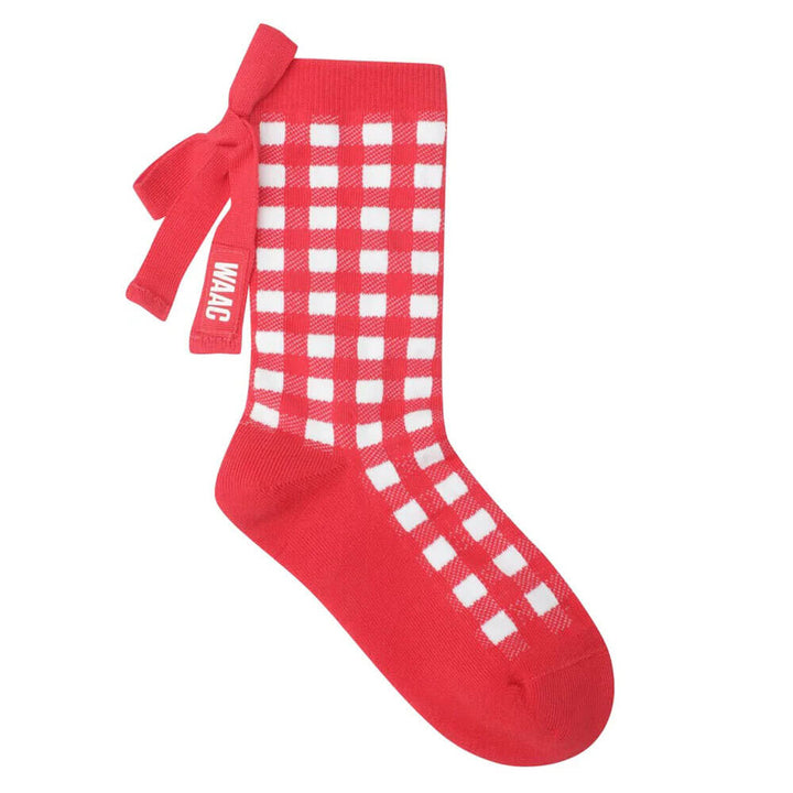 WAAC Check Ribbon Golf Socks - FW25 Women