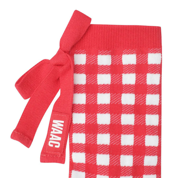 WAAC Check Ribbon Golf Socks - FW25 Women
