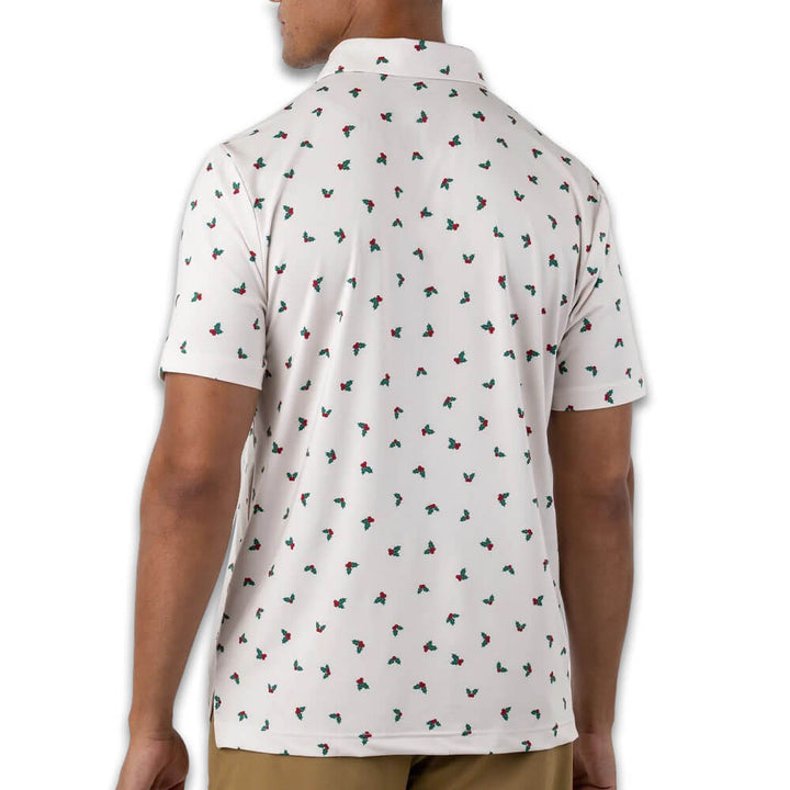 GoodGood Golf Holly Jolly Golf Polo Beige - FW25 Men