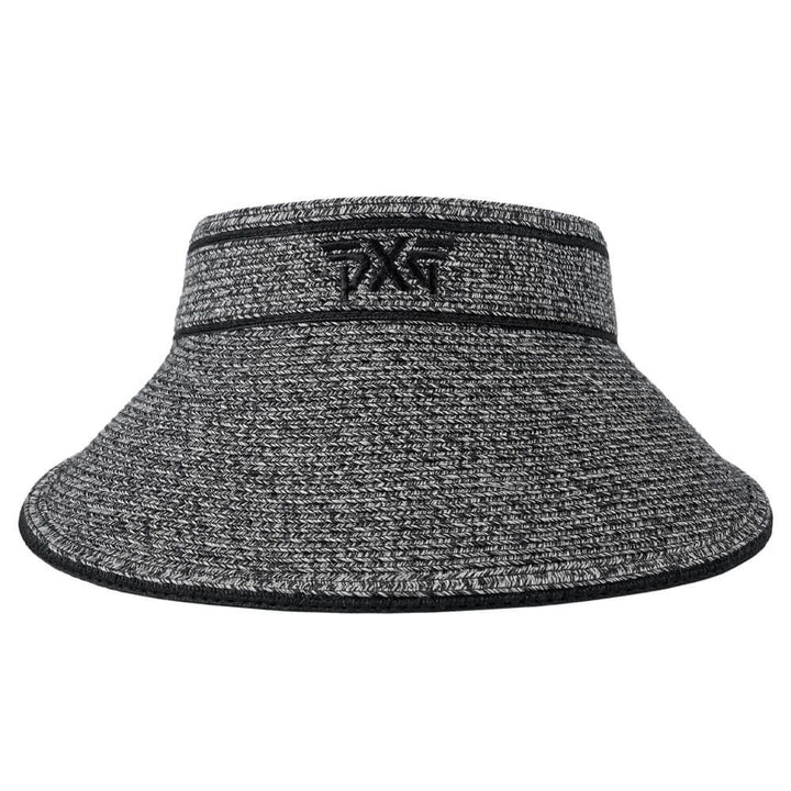 PXG Straw Golf Visor Black/Ivory - 25 Women