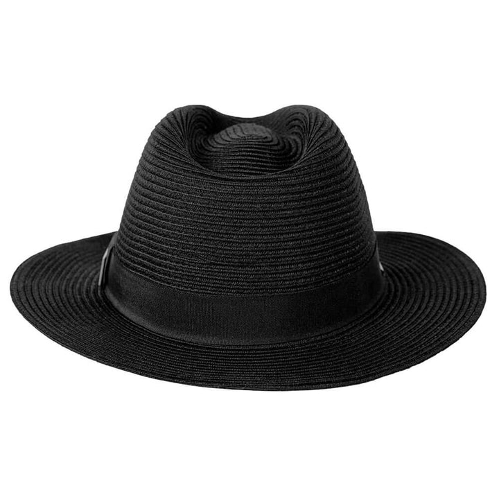 PXG Banded Fedora Straw Golf Bucket Hat Black - 25 Men