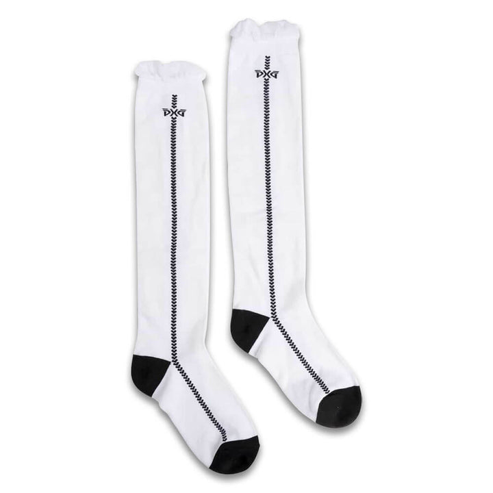 PXG Ruffle Knee Golf Socks - 25 Women