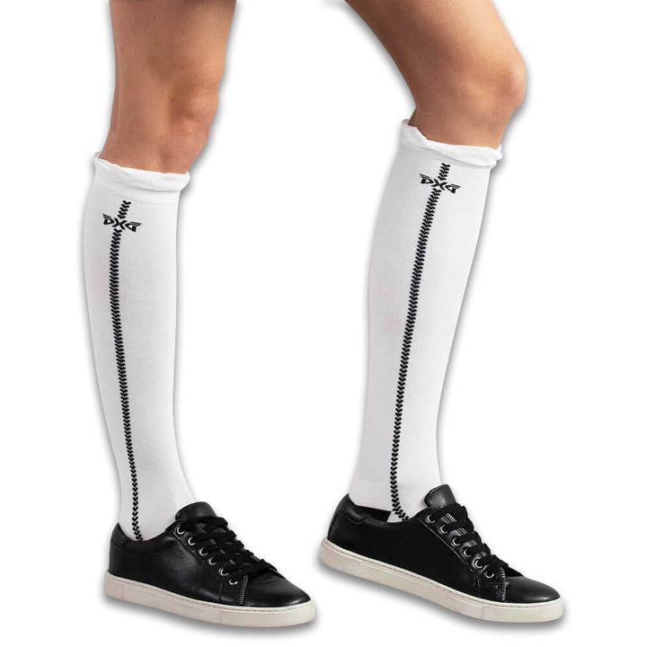 PXG Ruffle Knee Golf Socks - 25 Women