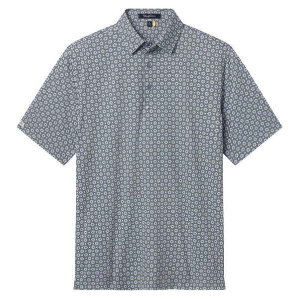 Straight Down Brooks Golf Polo Pine - FA25 Men